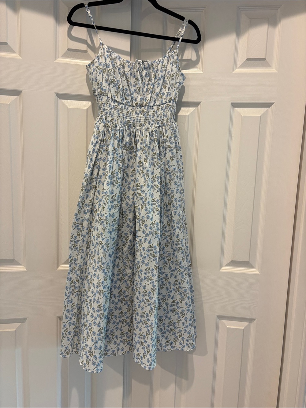 J. Crew Liberty of London Blue Floral Sundress - small